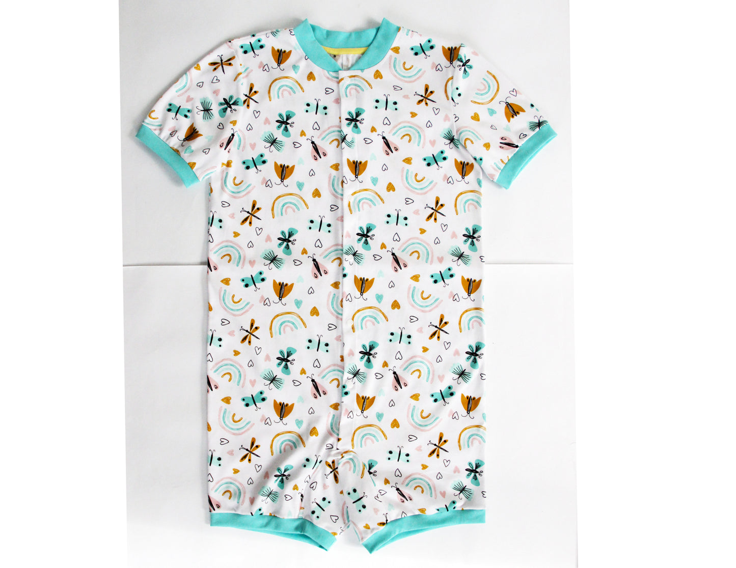 ABDL romper Turquoise