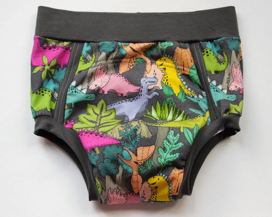 ABDL Training Pants for Adults in Jungle Design - Front View