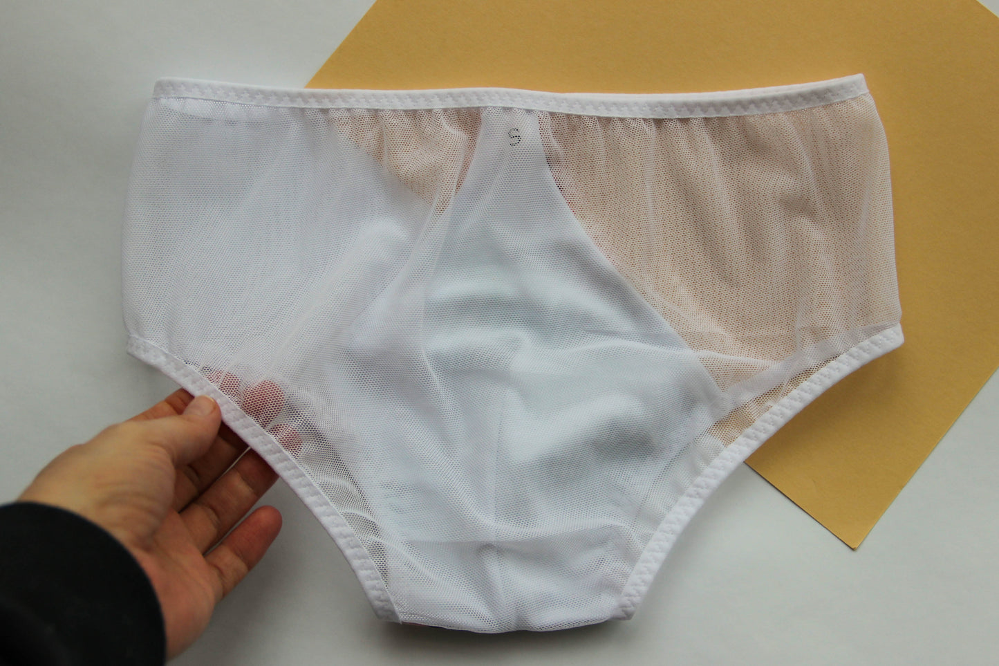 Men's panties mesh and floral print