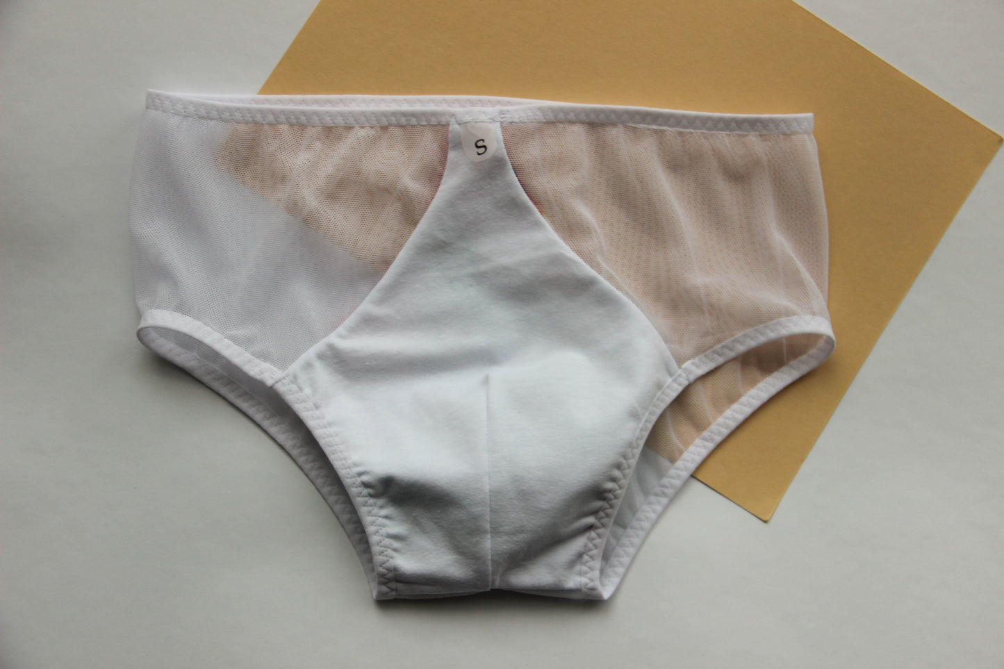 Men's panties mesh and floral print