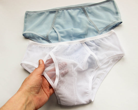 Mesh Transparent Briefs For Men