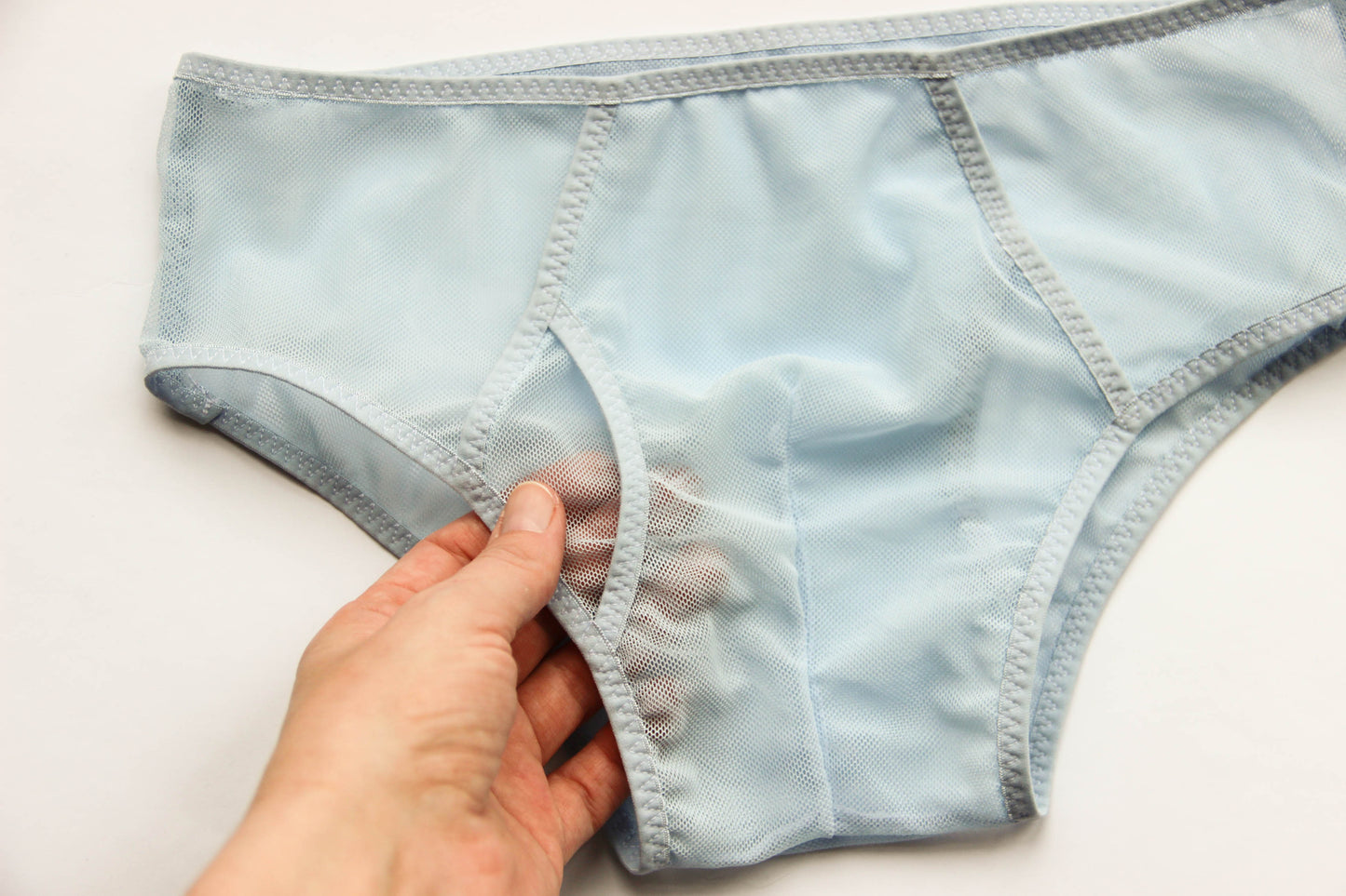 Mesh Transparent Briefs For Men