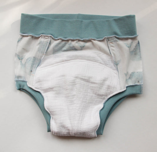ABDL training pants for adult Whales