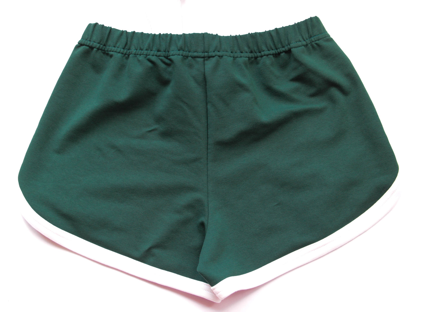 Retro track Shorts for Adults Green