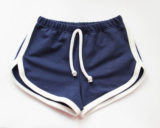 Retro track Shorts for Adults Blue
