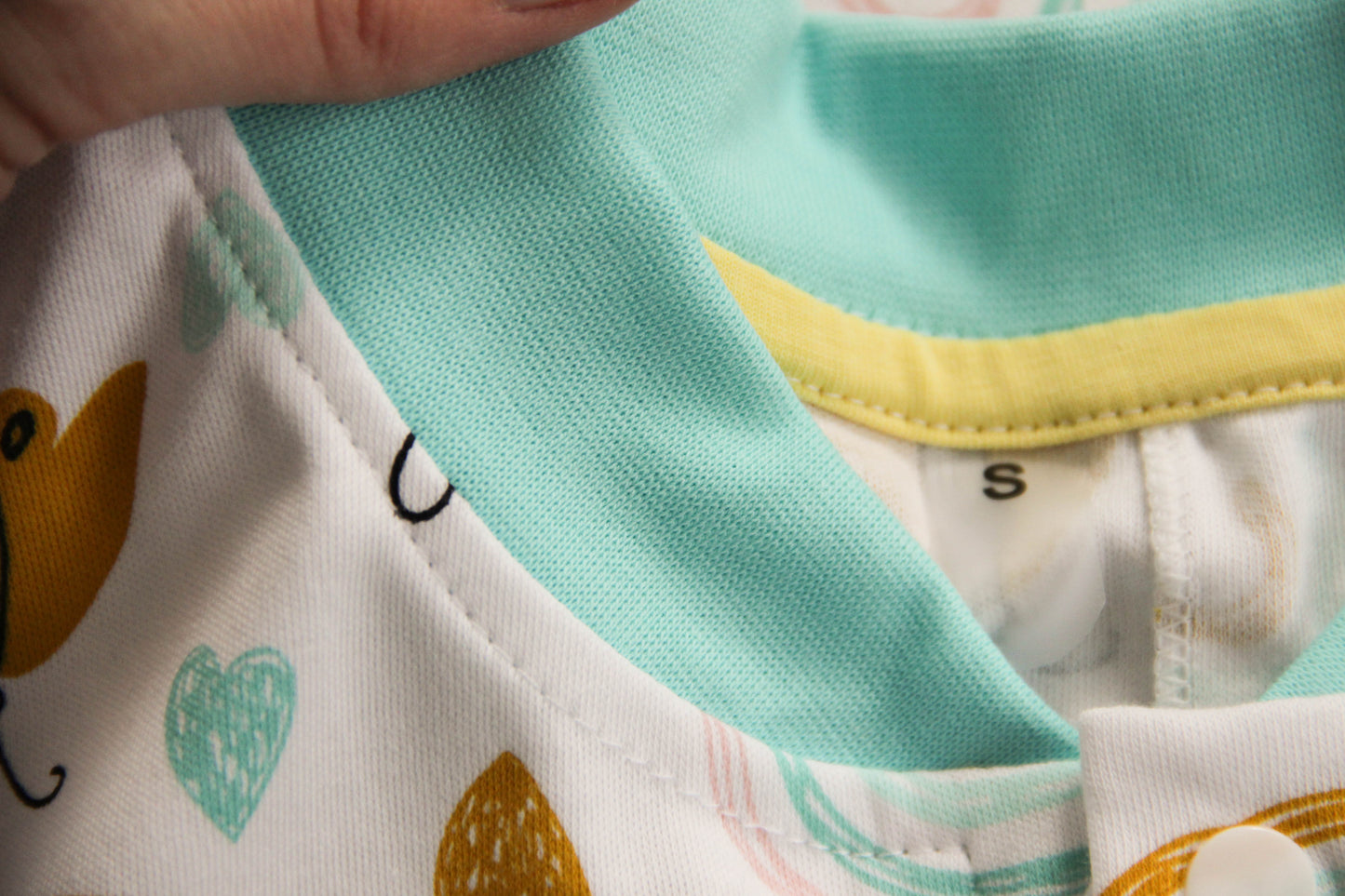 ABDL romper Turquoise