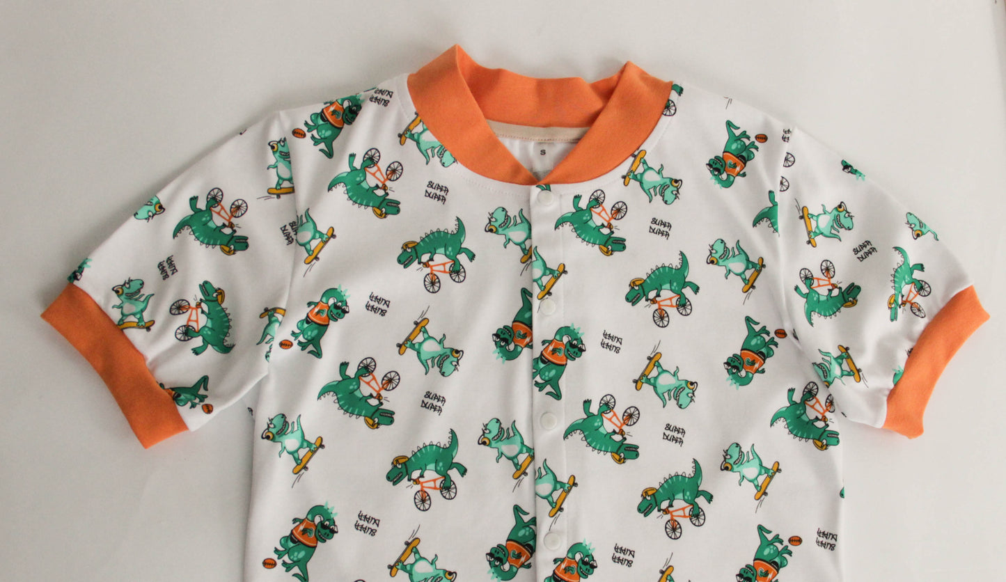 ABDL romper Crocodiles