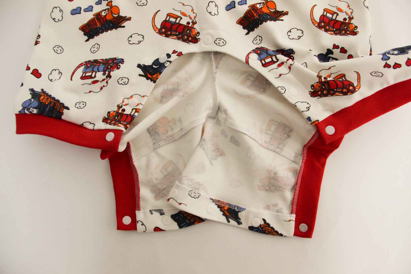 ABDL romper Little train chug-chug