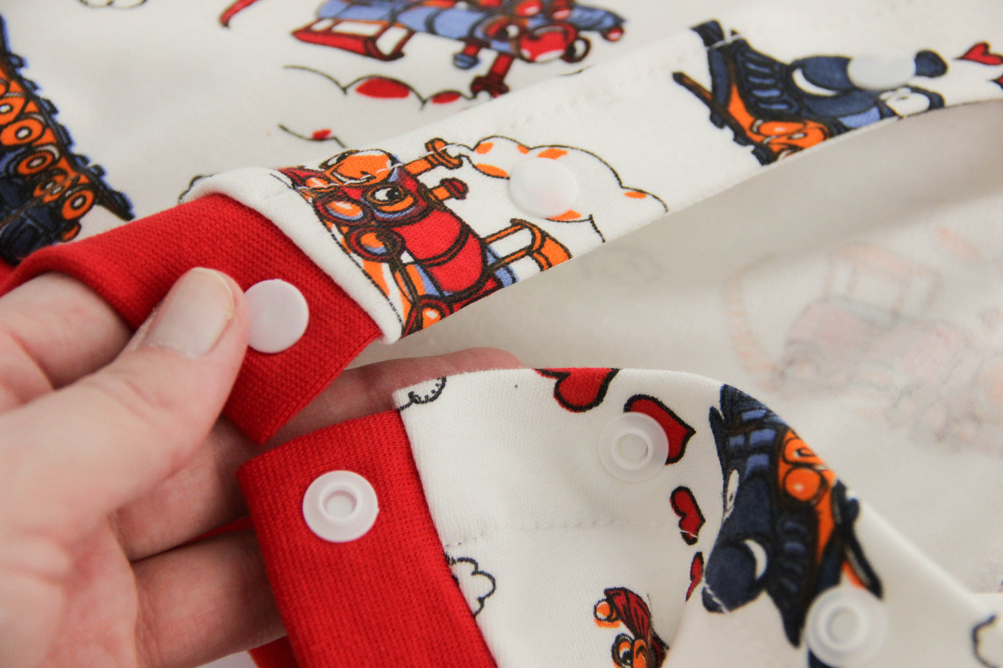 ABDL romper Little train chug-chug