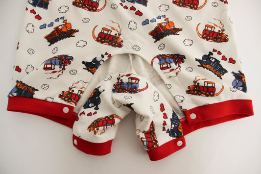 ABDL romper Little train chug-chug