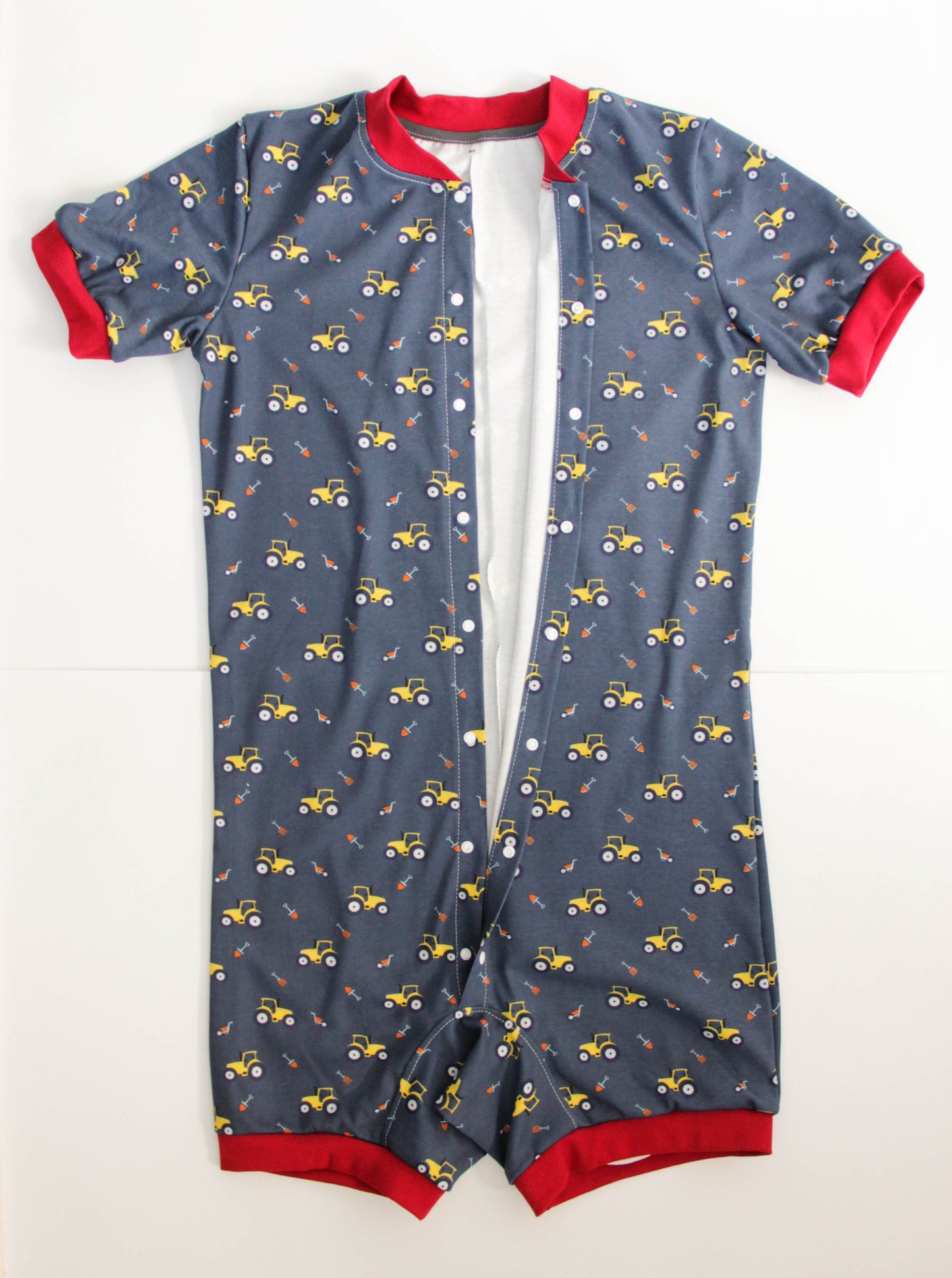 ABDL romper Small tractors