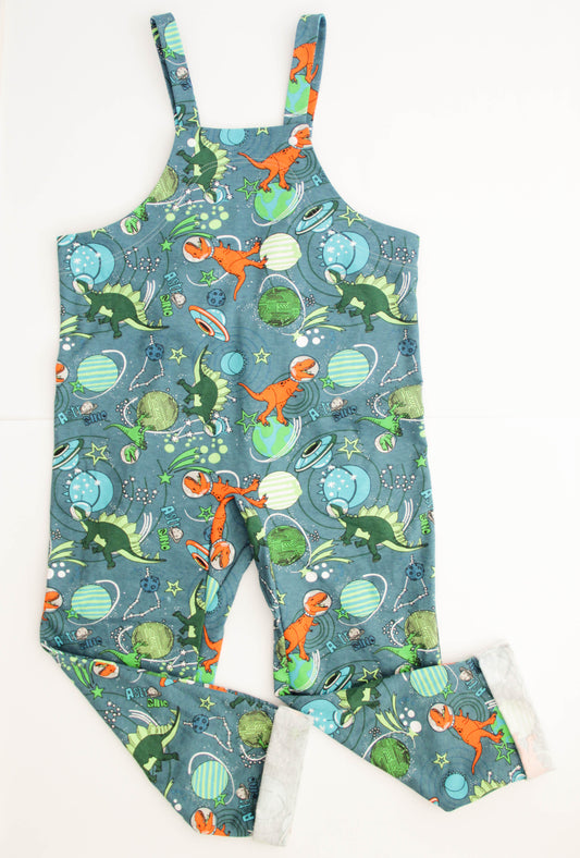 ABDL jumpsuit with straps Dino