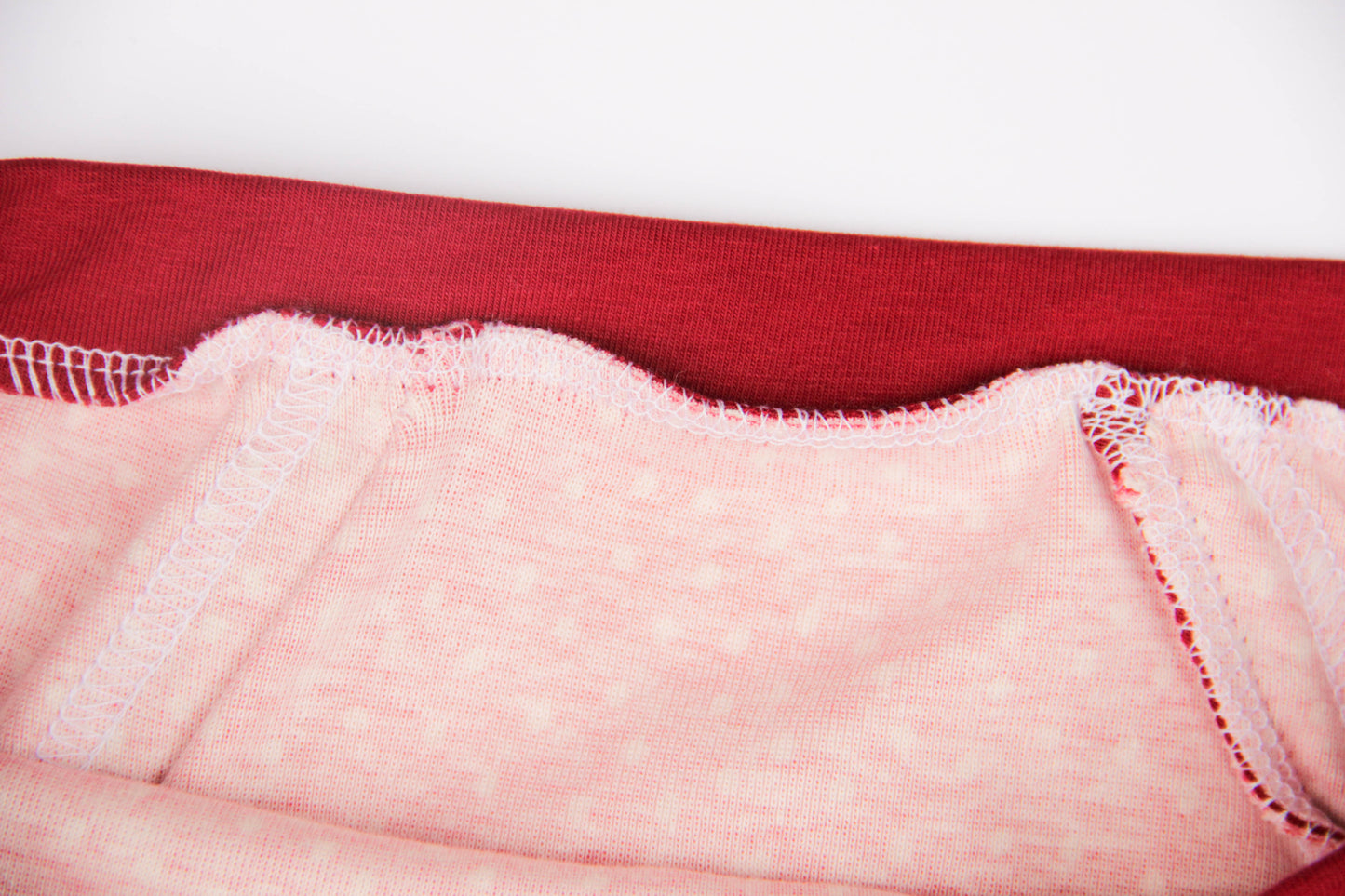 ABDL briefs White polka dots on a red background