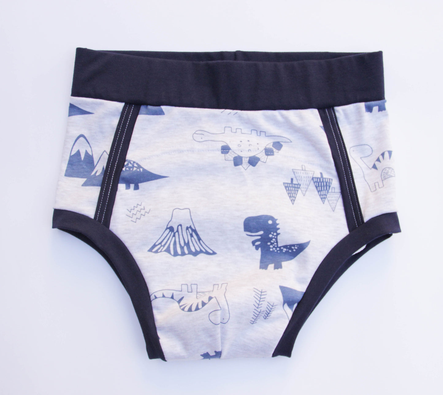 ABDL training pants for adult Dino on a gray background