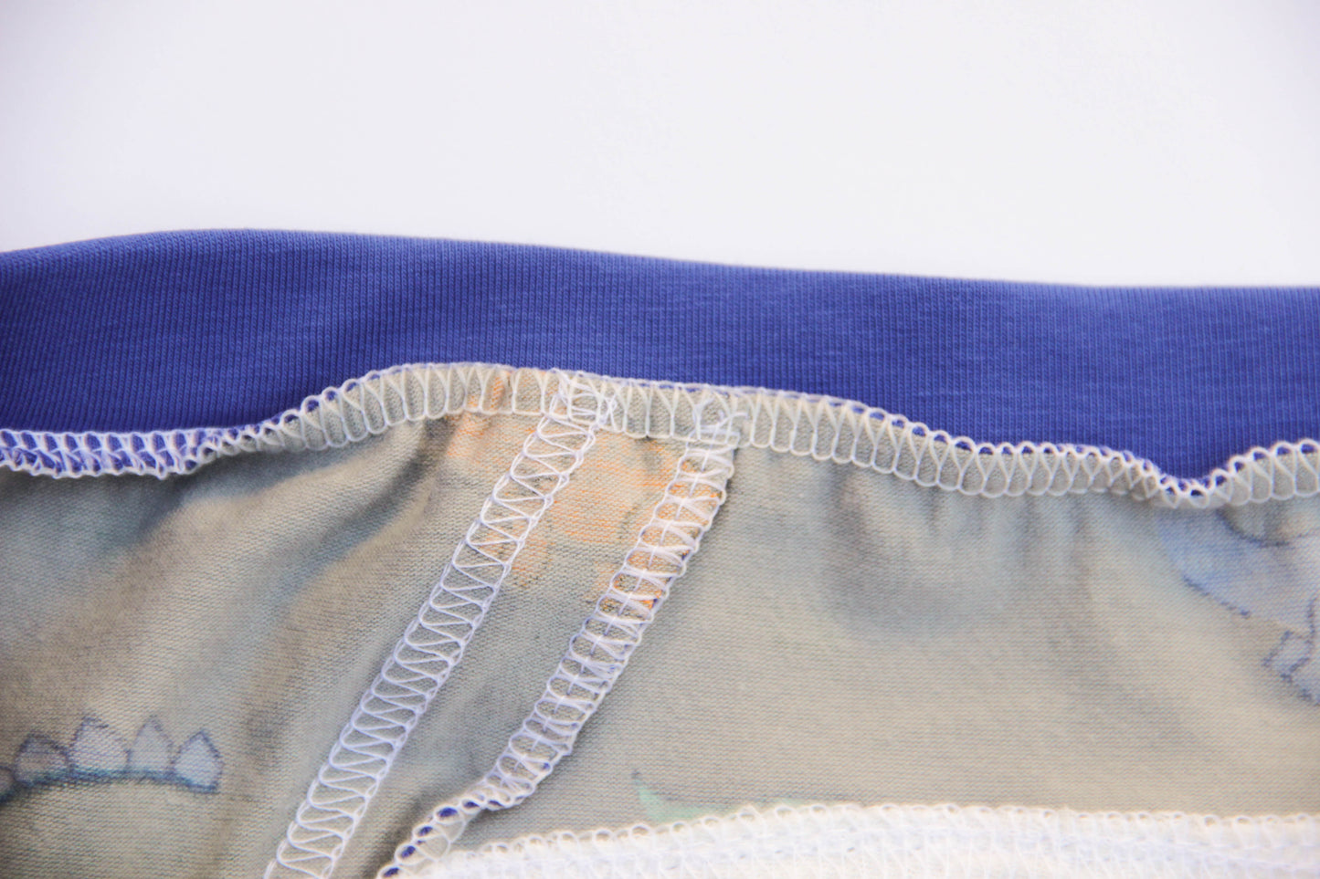 ABDL training pants for adult Dino on a gray background