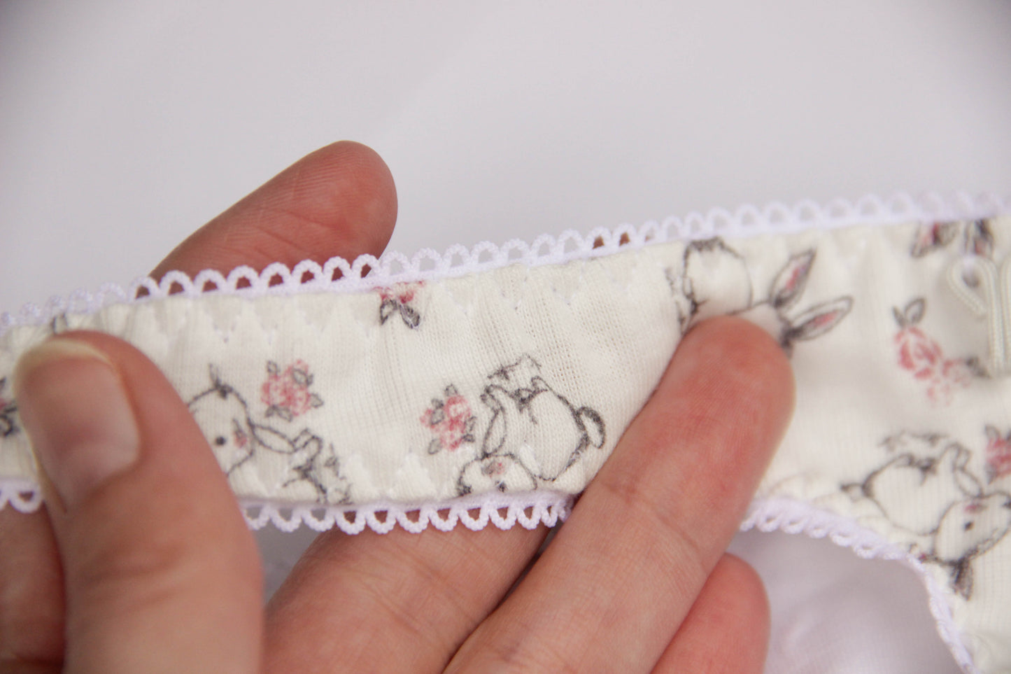 Men's thong "Bunny" with tail