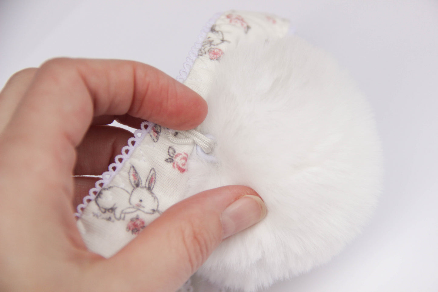 Men's thong "Bunny" with tail