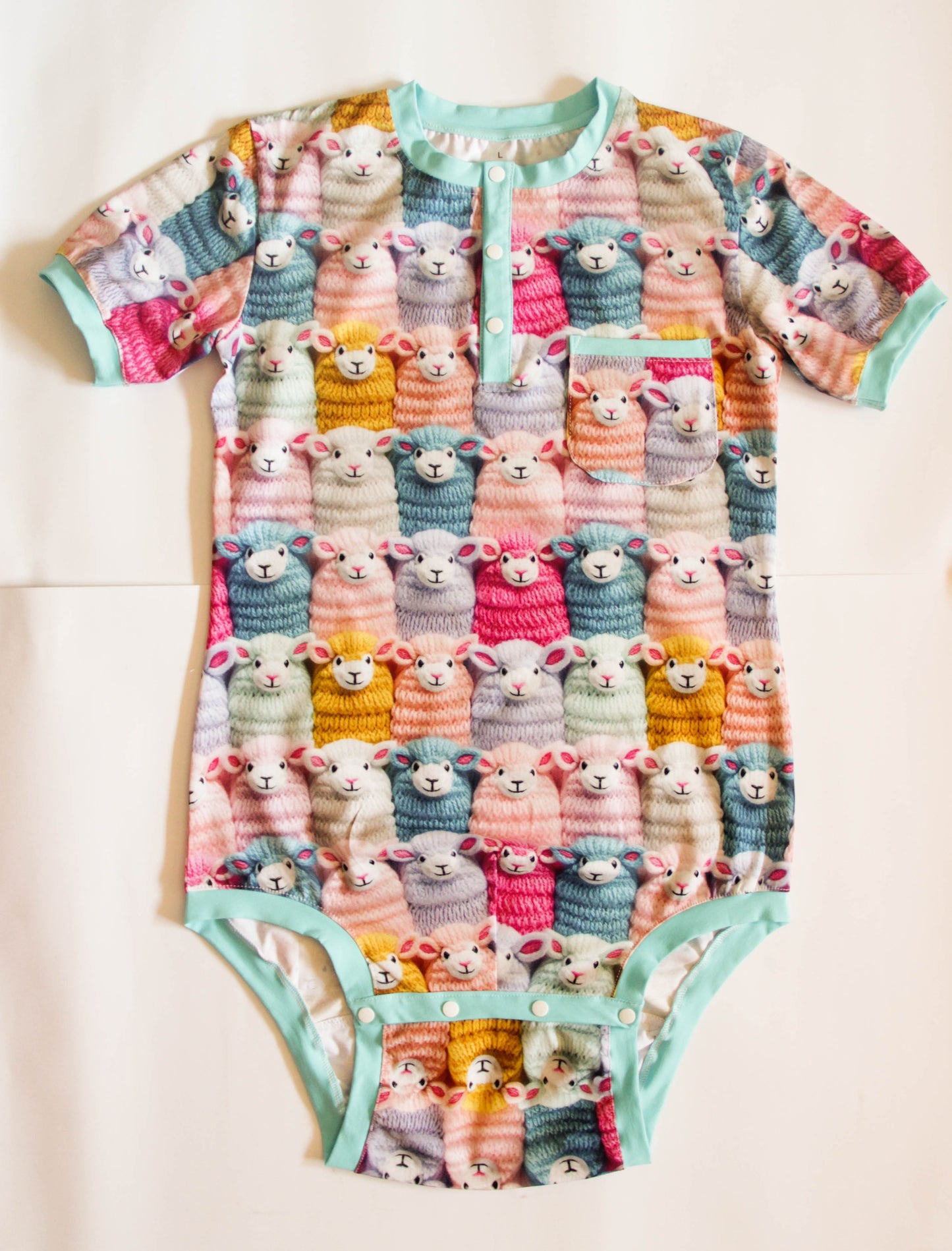 ABDL bodysuit for adult Sheep