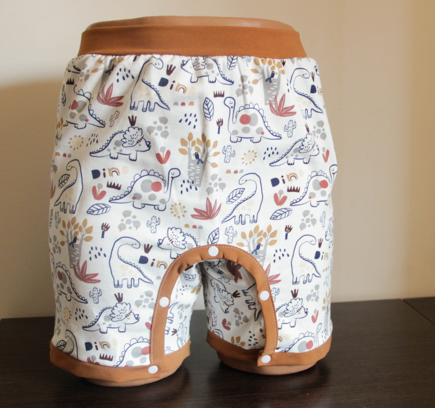 ABDL shorts Dino with access from below