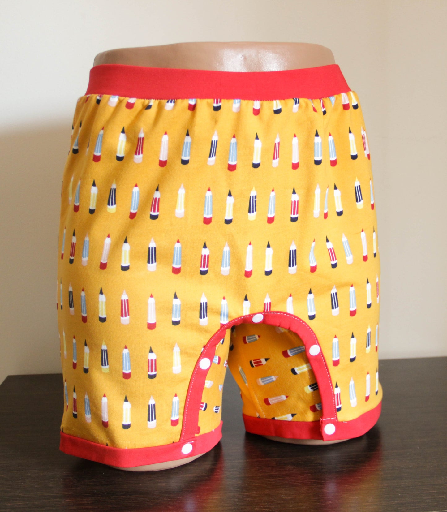 ABDL shorts Pencils with access from below