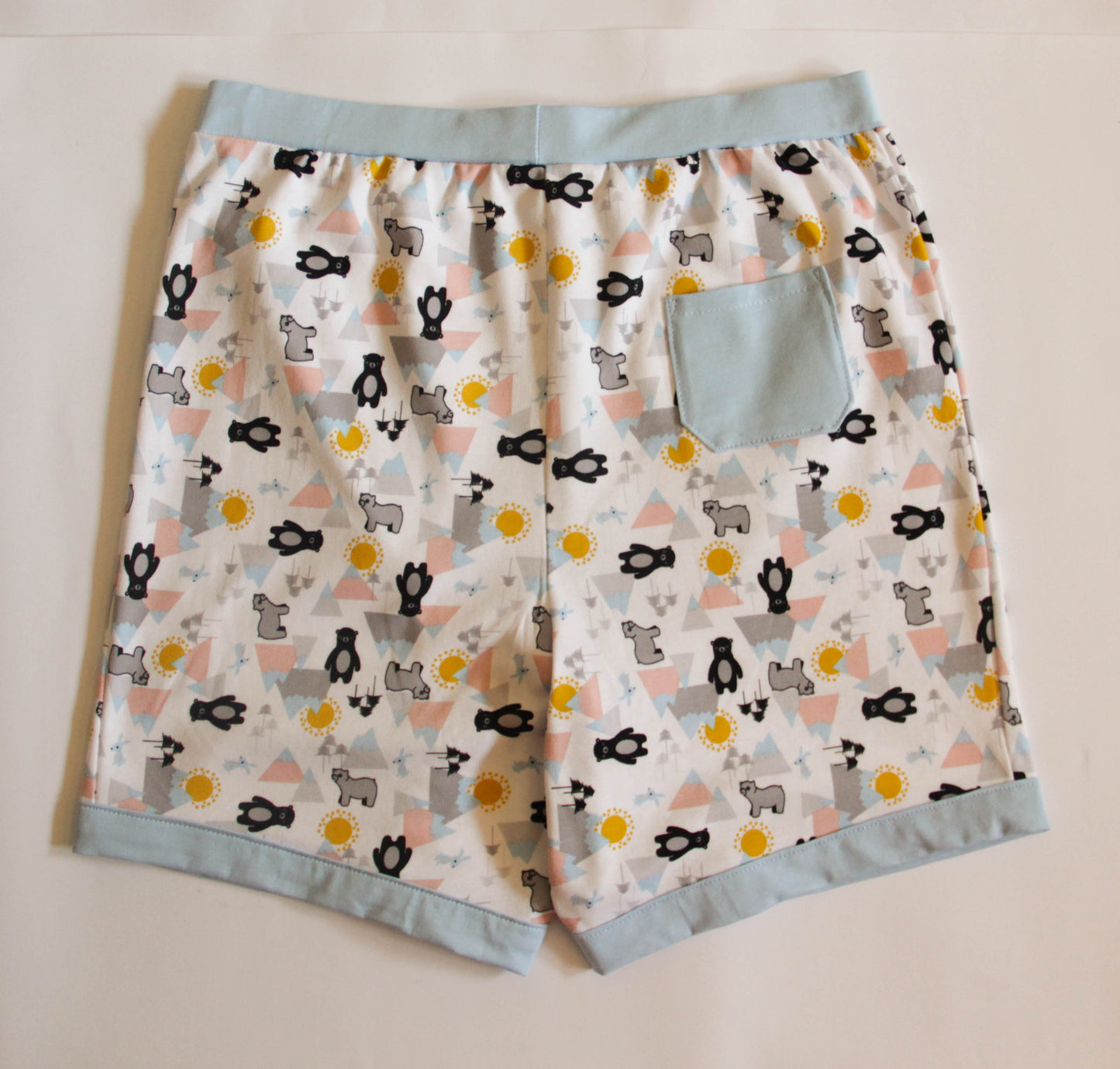 ABDL shorts Blue with access from below