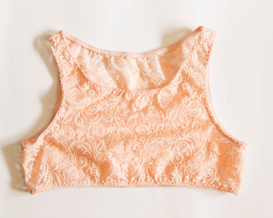 Pink top for men femboy underwear
