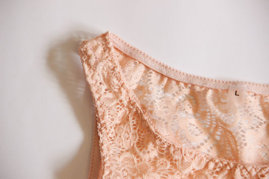 Pink top for men femboy underwear