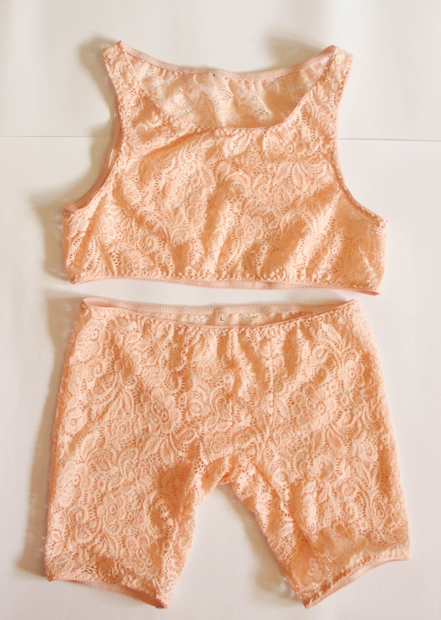 Pink top for men femboy underwear