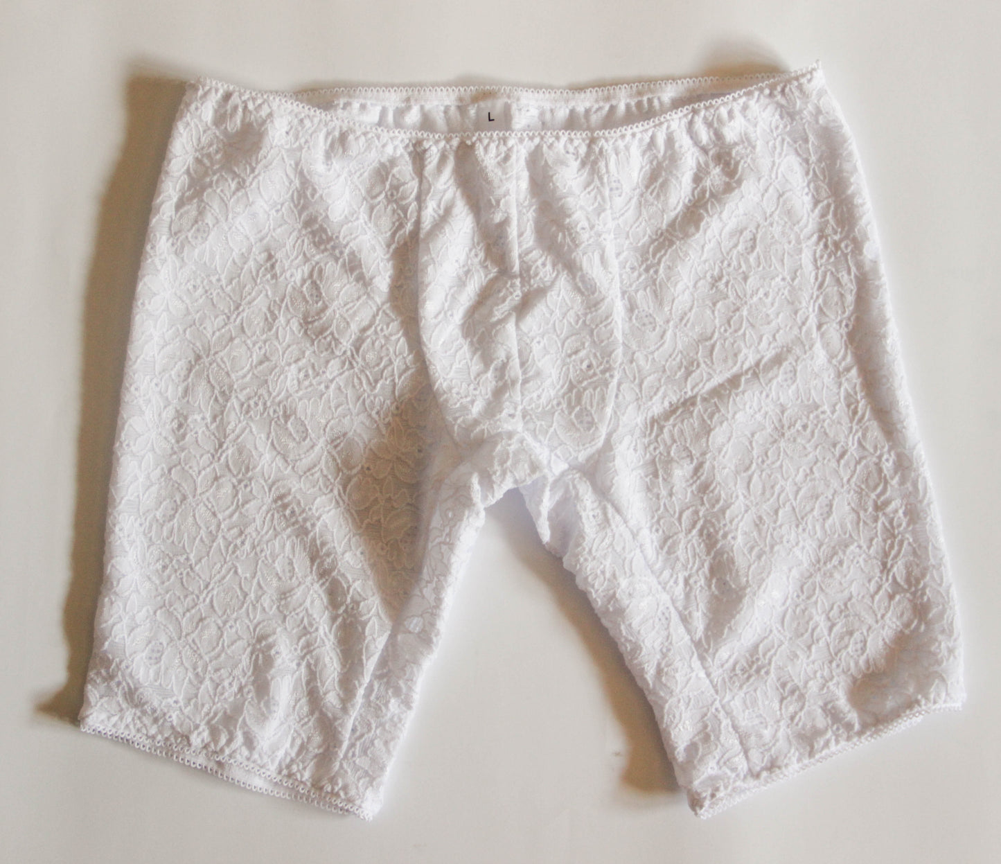 White Lace Boxers for Adult Men