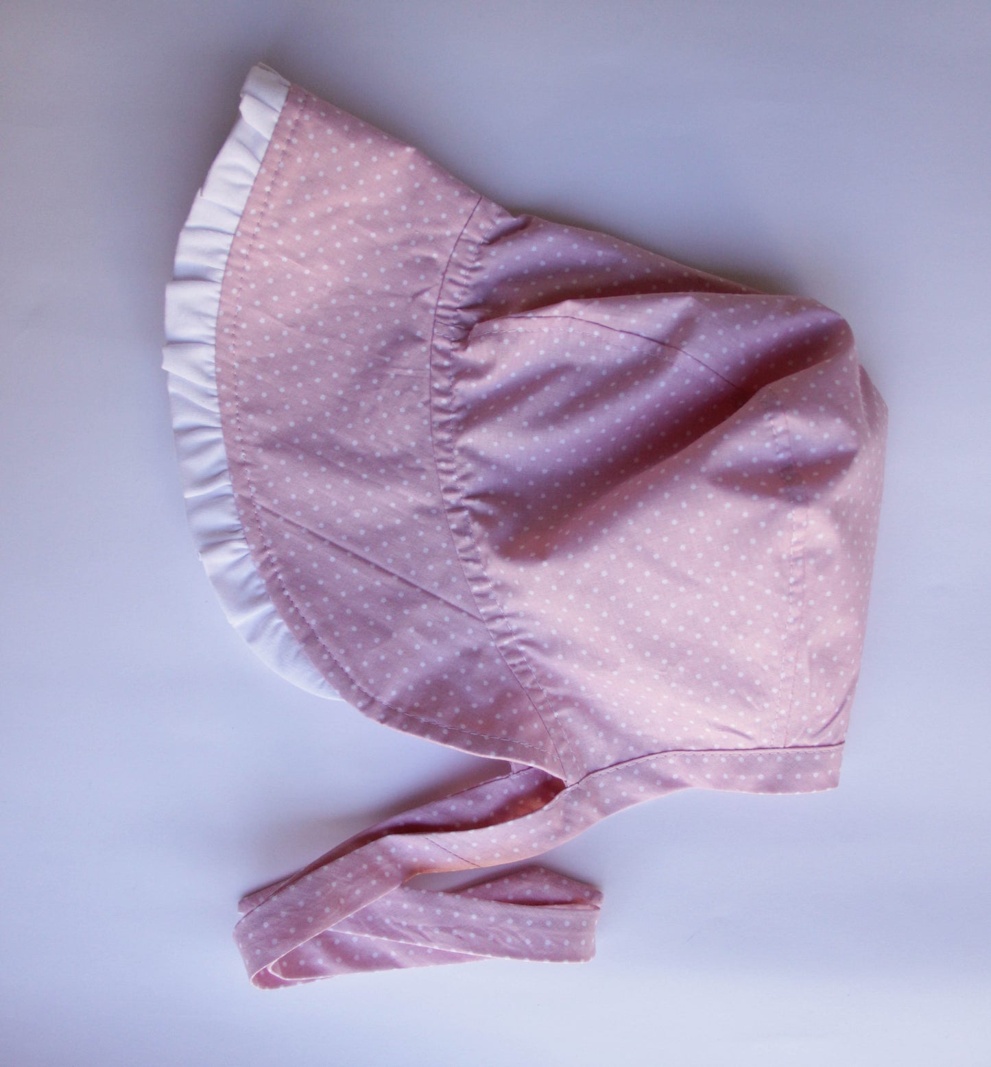 ABDL Adult Bonnet with frill and ties