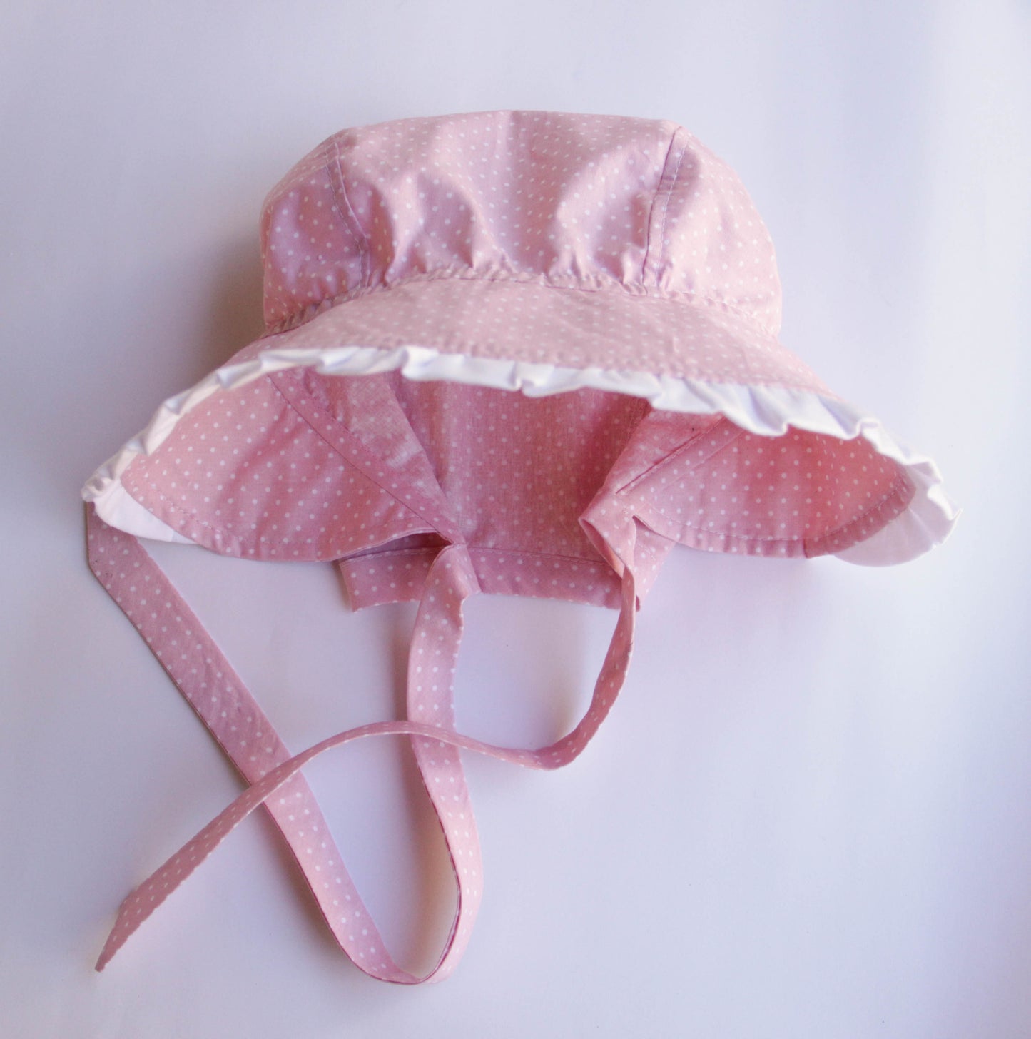 ABDL Adult Bonnet with frill and ties
