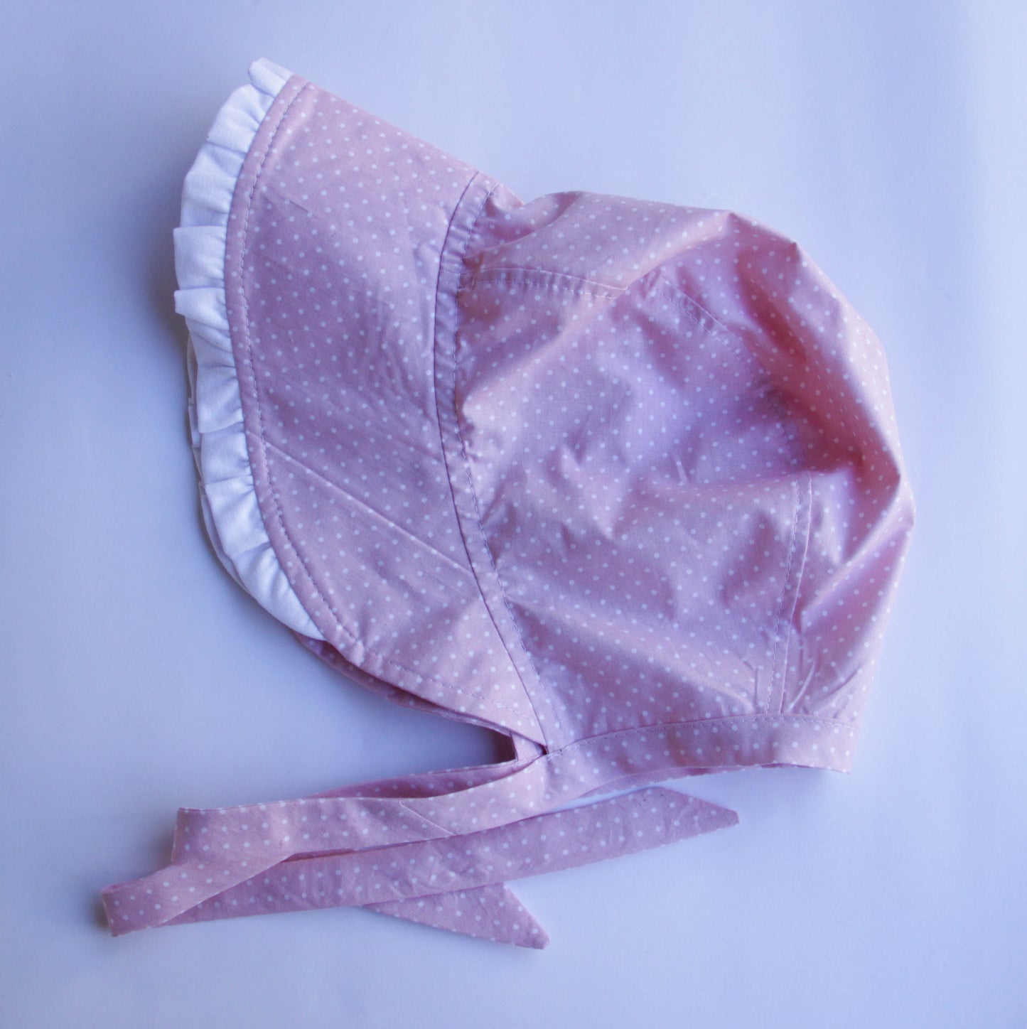 ABDL Adult Bonnet with frill and ties