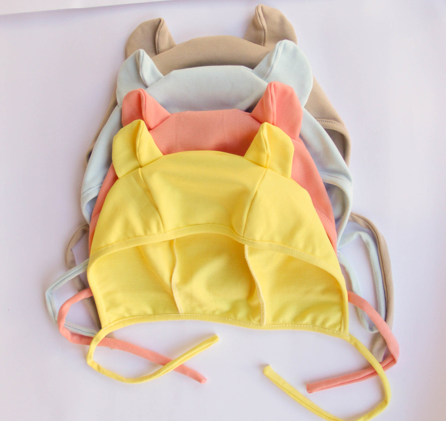 ABDL Adult Hat with ears. Diaper lovers outfit detail bonnet, littles space clothes