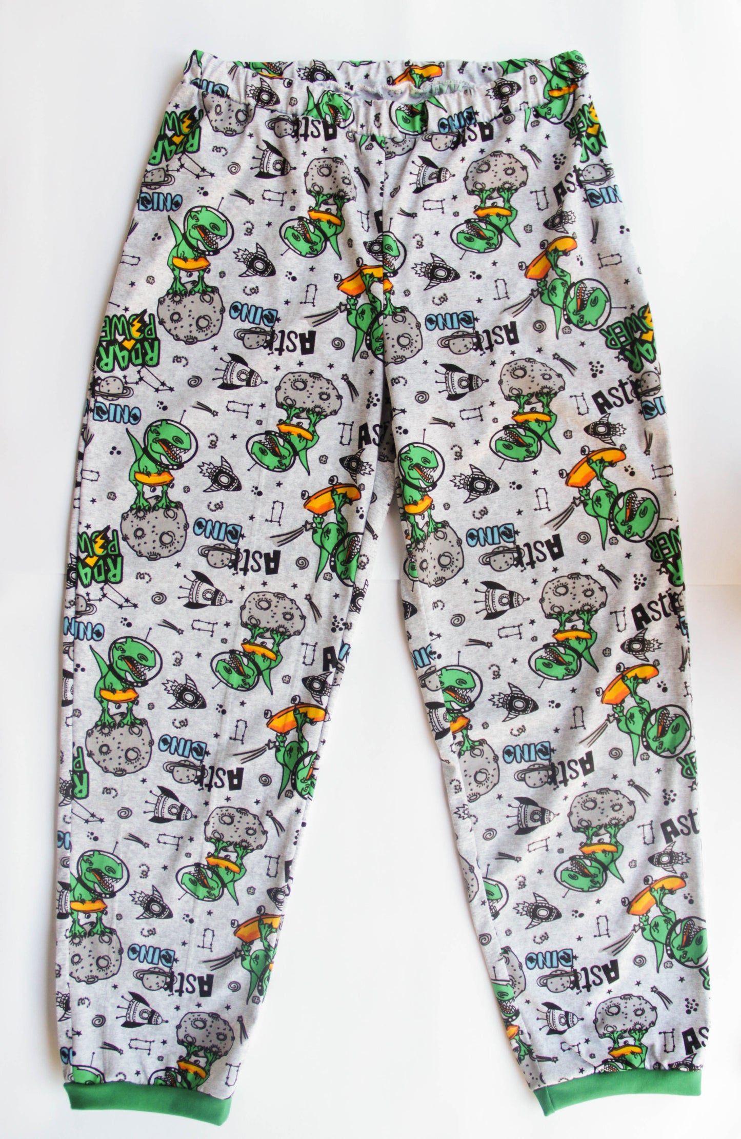 Dino pajama for diaper lovers. Cotton sleepwear for adults baby boy