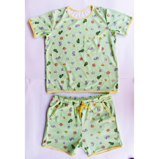 Terry summer suit for adults baby