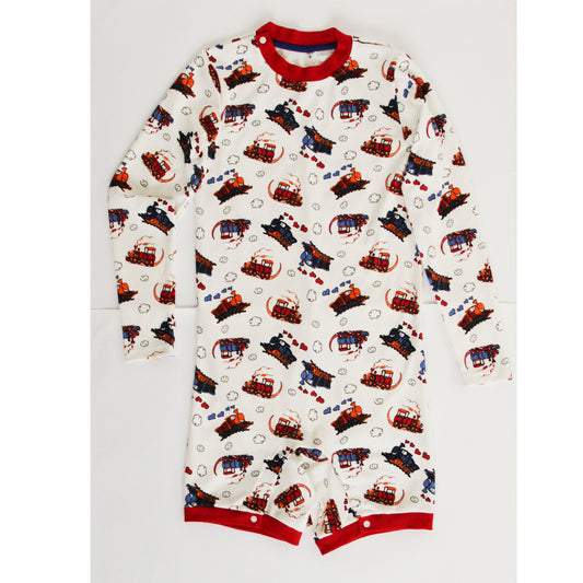 ABDL romper Little train chug-chug