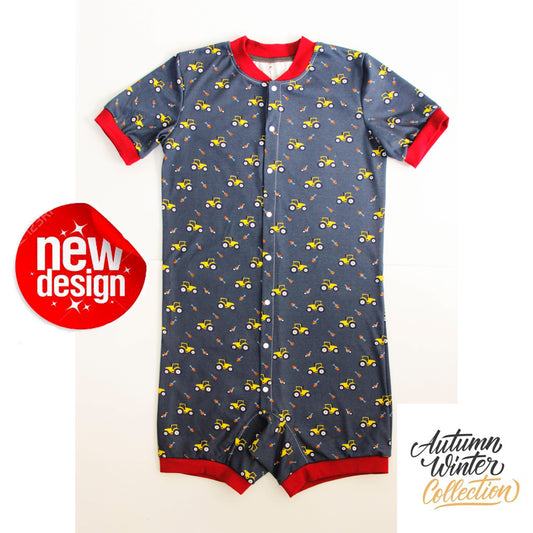 ABDL romper Small tractors