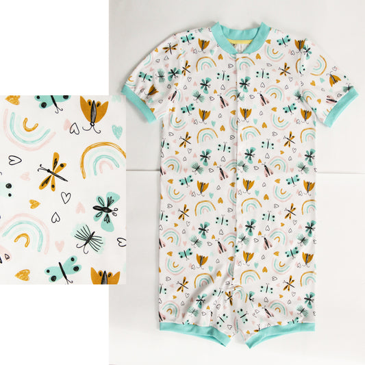 ABDL romper Turquoise