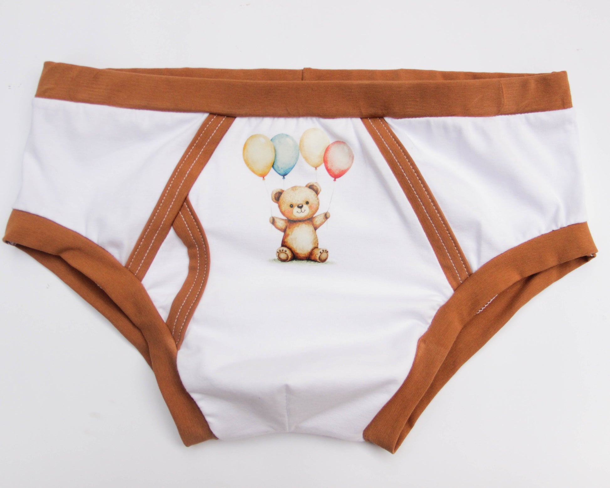 Cute Littles Bear Briefs – soft cotton adult underwear with adorable bear prints. Cozy, playful, and perfect for ABDL and cute comfort lovers