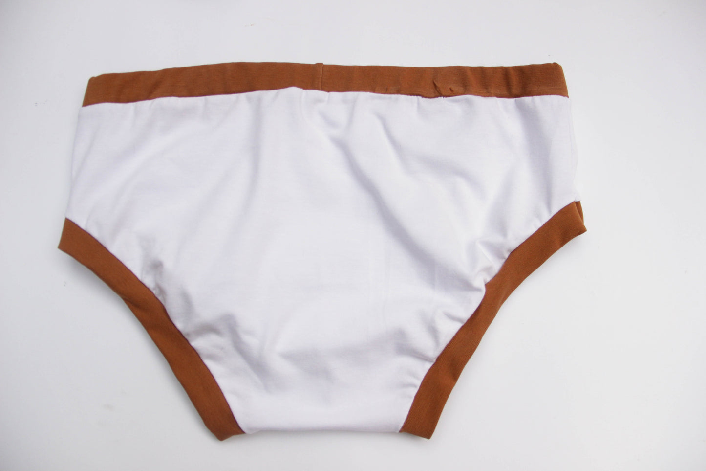 Cute Littles Bear Briefs on flat lay – soft breathable cotton fabric