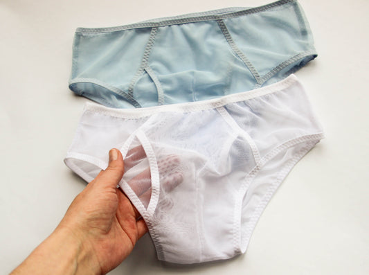Mesh Transparent Briefs For Men