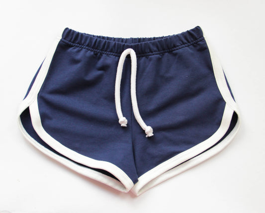Retro track Shorts for Adults Blue