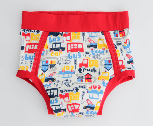 ABDL training pants for adult Red cars