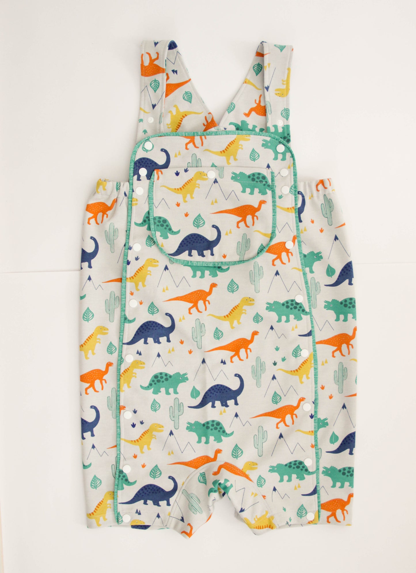 ABDL jumpsuit with straps Dino