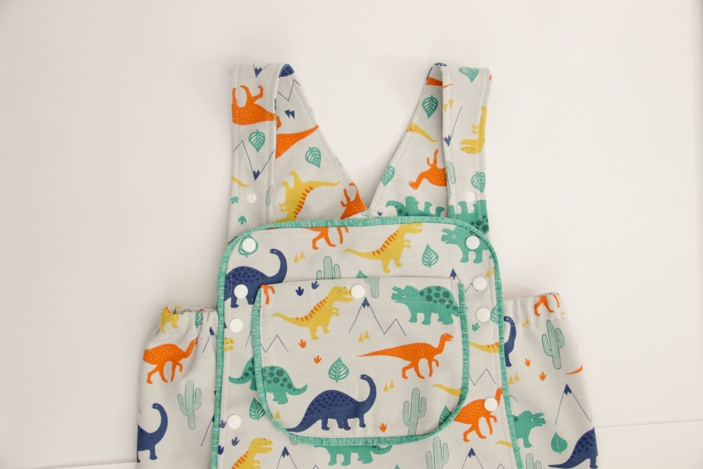 ABDL jumpsuit with straps Dino