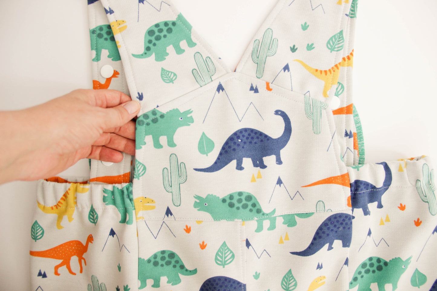 ABDL jumpsuit with straps Dino