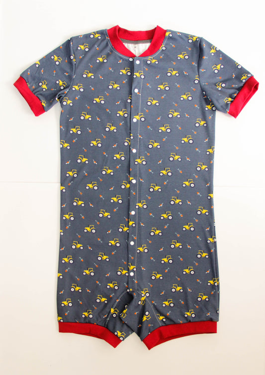 ABDL romper Small tractors