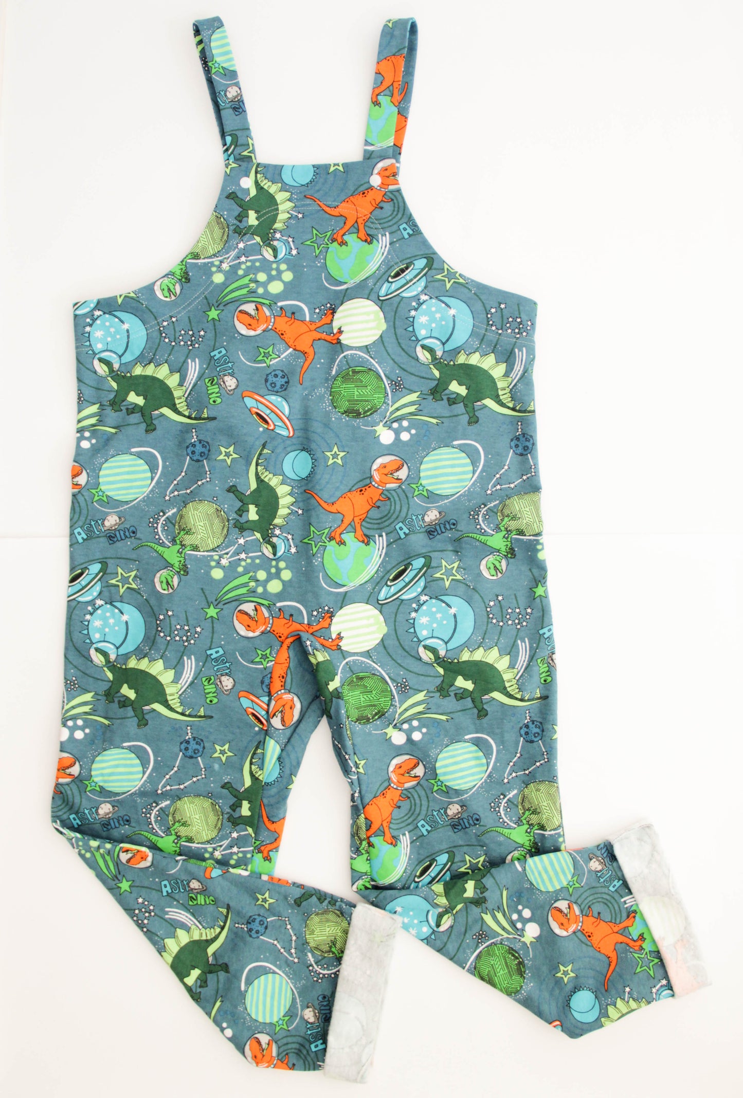 ABDL jumpsuit with straps Dino