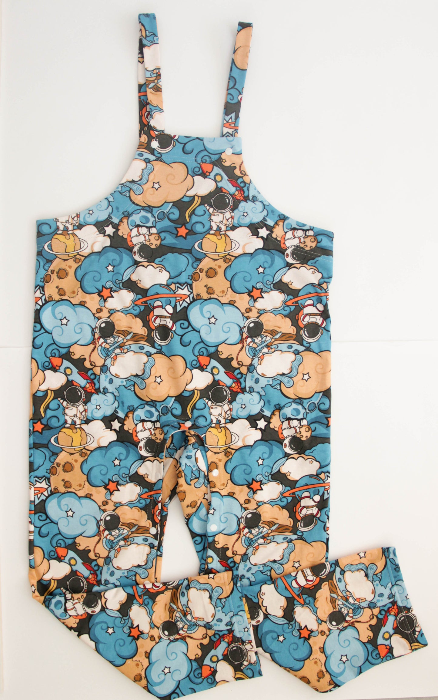 ABDL jumpsuit with straps Space