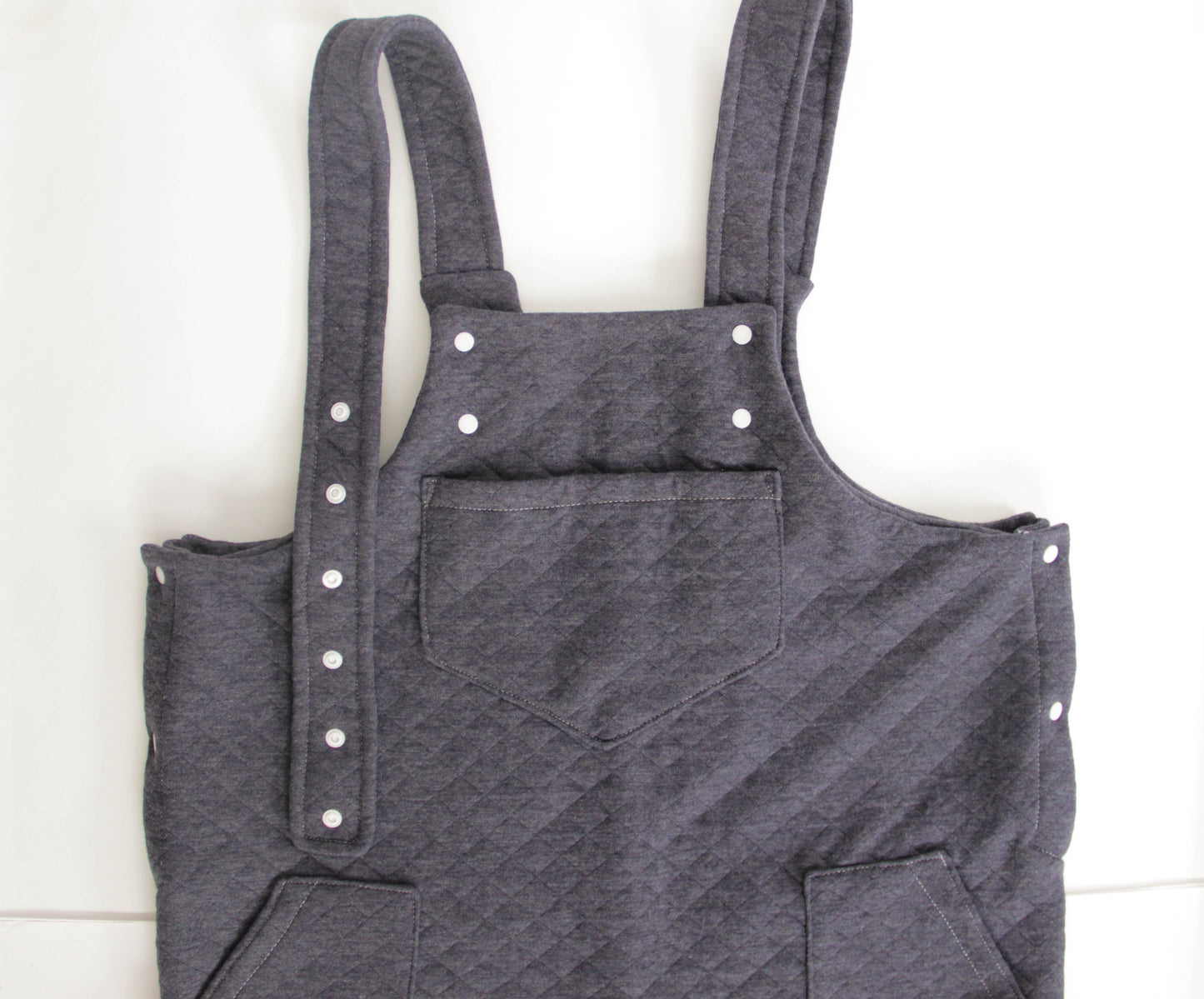 Adult jumpsuit with straps. Walking clothes for littles big boys.